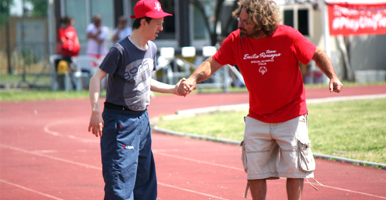 Roberto partecipa a special olimpics